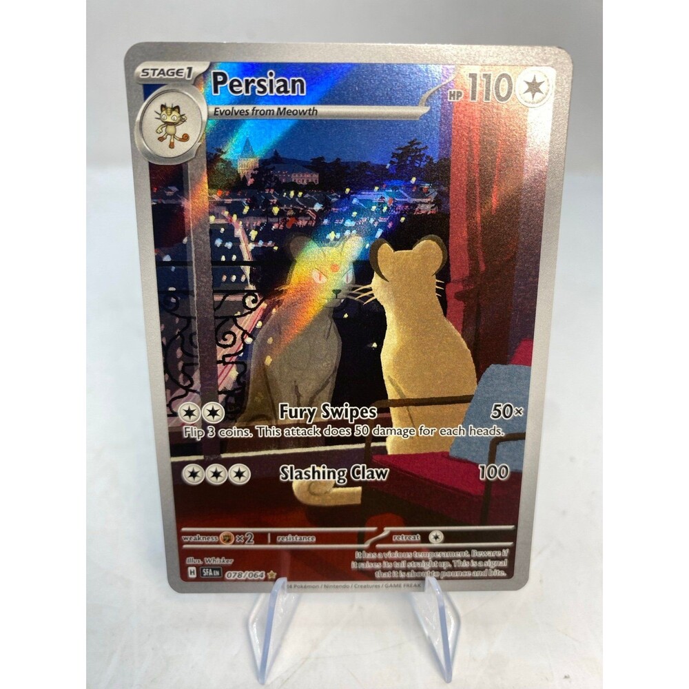 Persian - 078/064 - SV: Shrouded Fable (SFA) Pokémon TCG illustration, rare nm